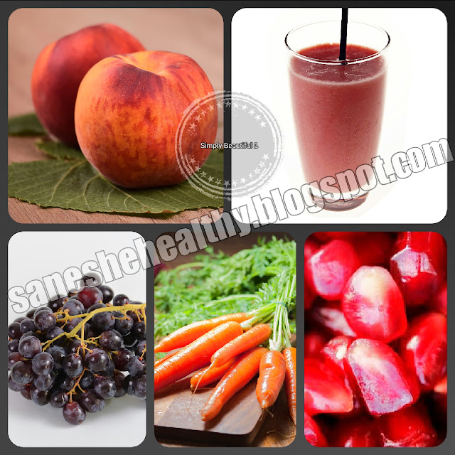 This juice has goodness of pomegranate & apple at saneshehealthydotblogspotdotcom. Juice with the goodness of pomegranate & apple.